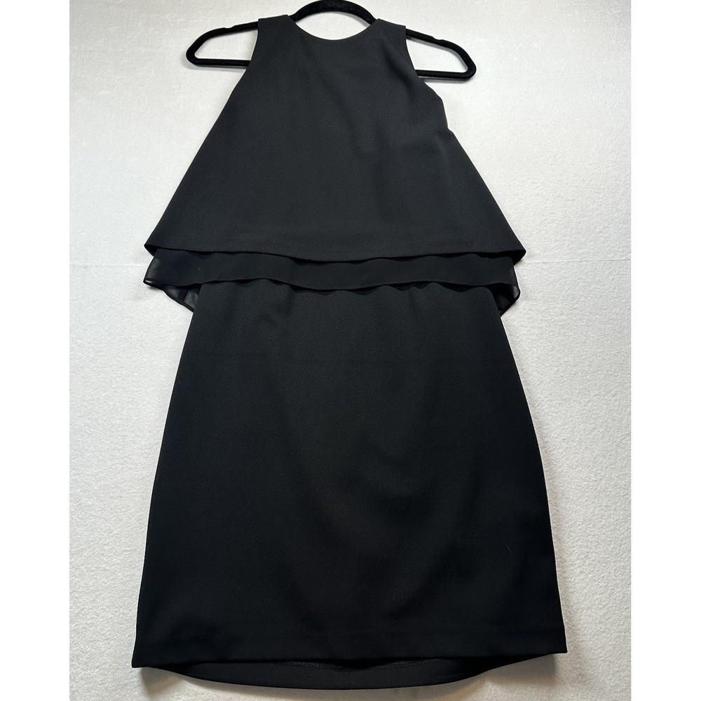 Betsey Johnson NWT Black Layered Cocktail Dress Size 8 Sleeveless